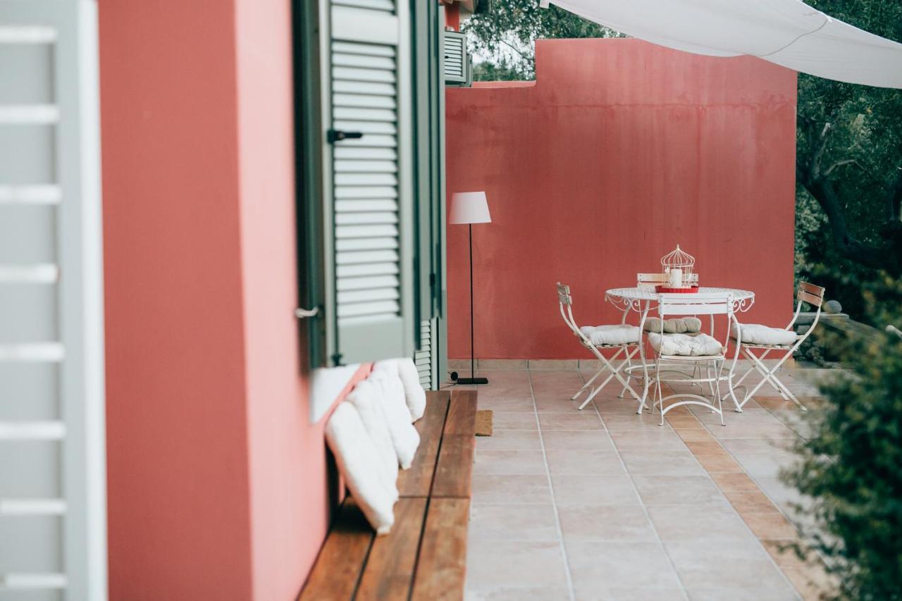 Villa La Casa Rossa Áyios Nikítas Exterior foto