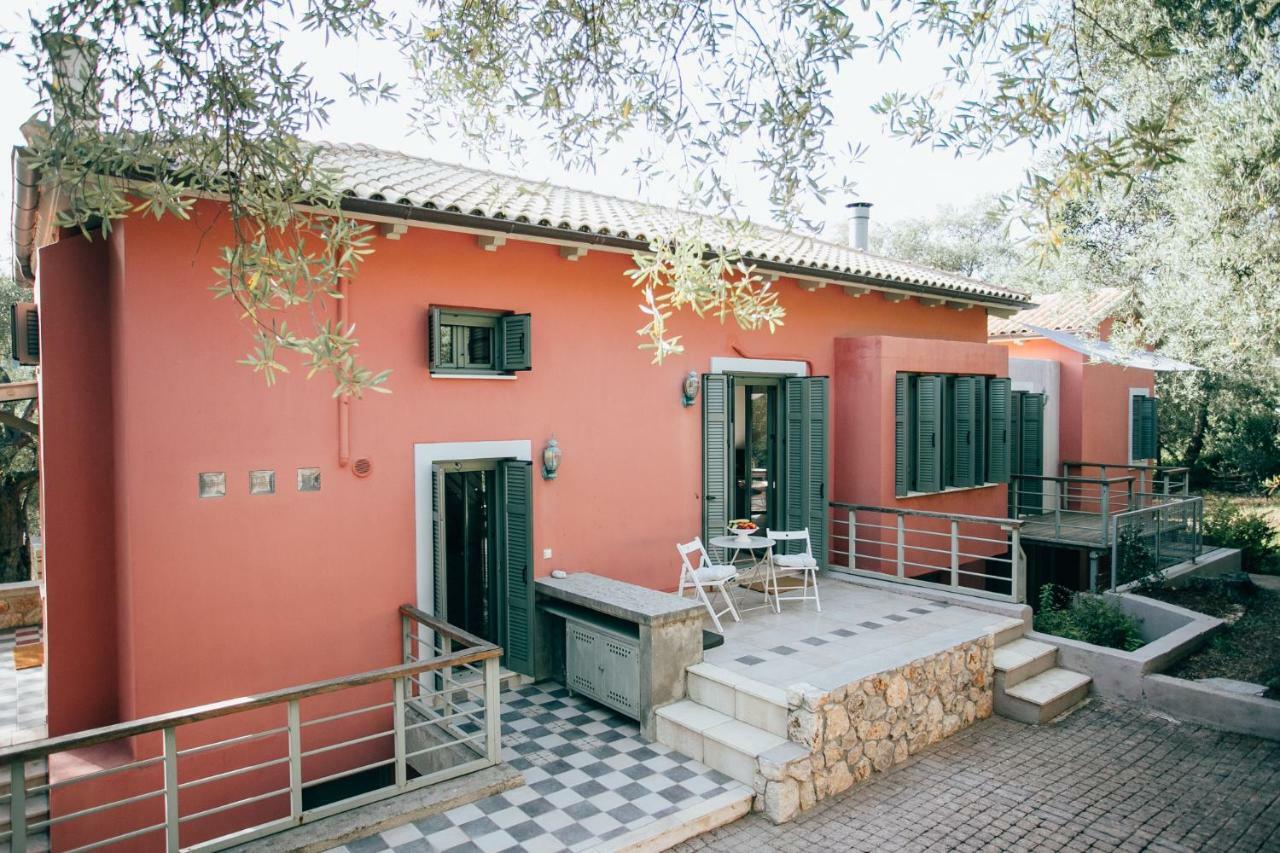 Villa La Casa Rossa Áyios Nikítas Exterior foto