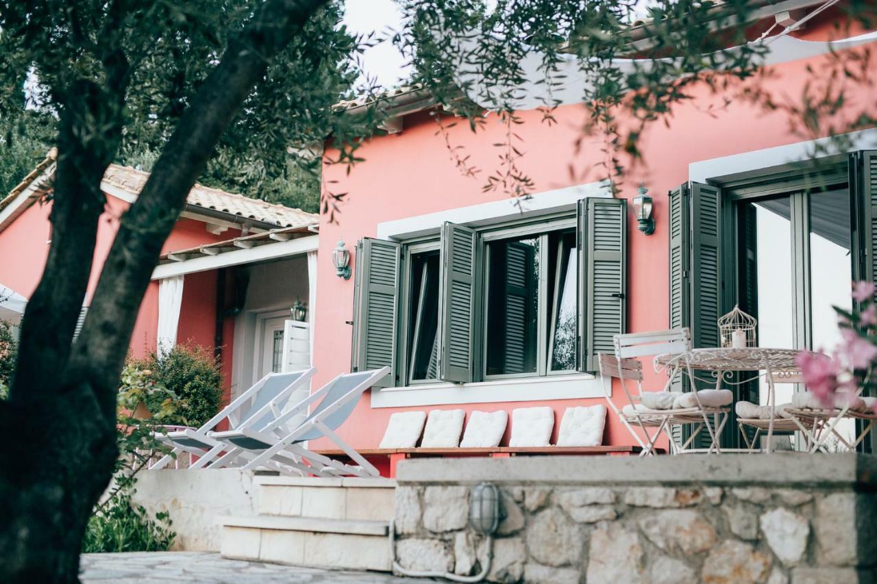 Villa La Casa Rossa Áyios Nikítas Exterior foto