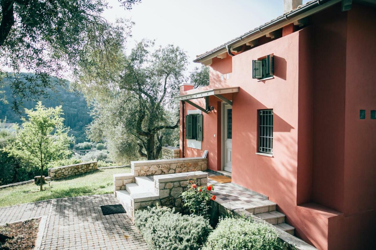 Villa La Casa Rossa Áyios Nikítas Exterior foto